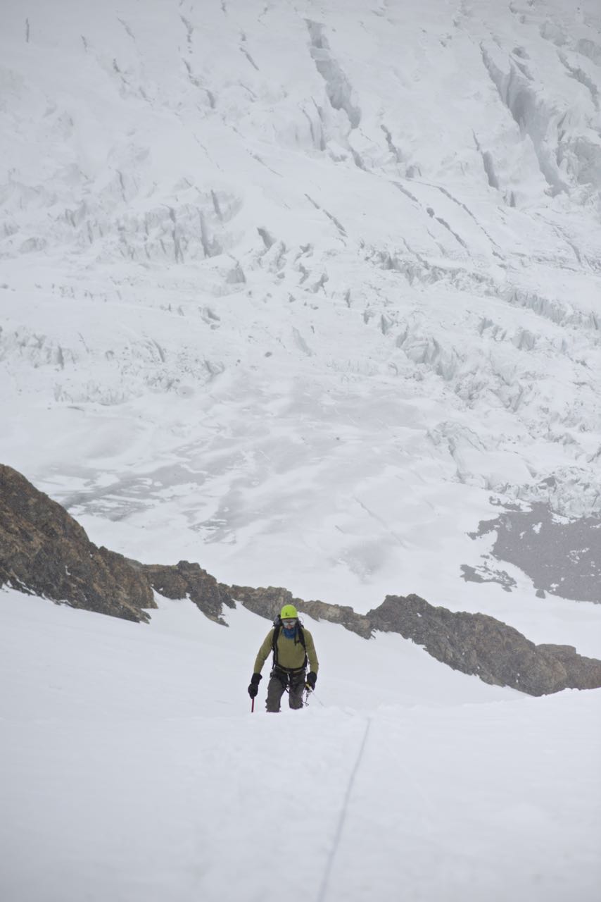 Scouting the route to K2 Camp 1 - Madison Mountaineering