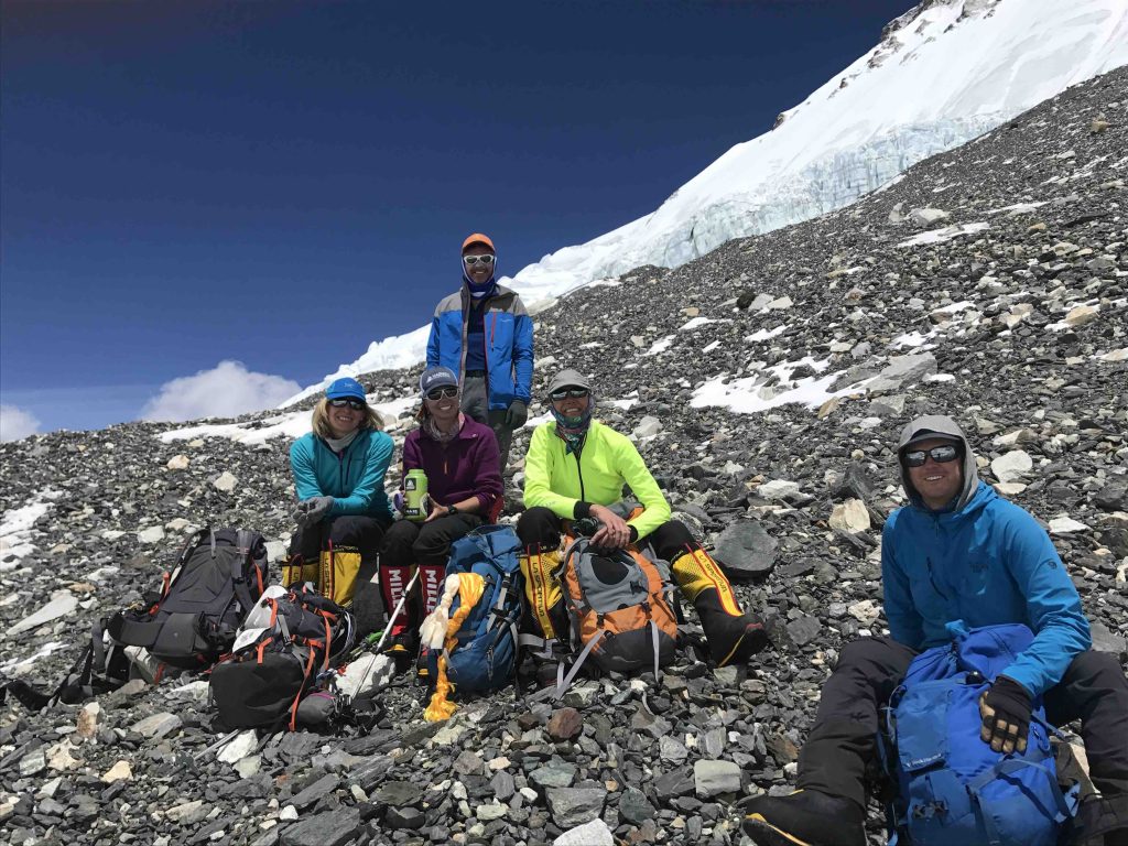 Sherpa route fixing team