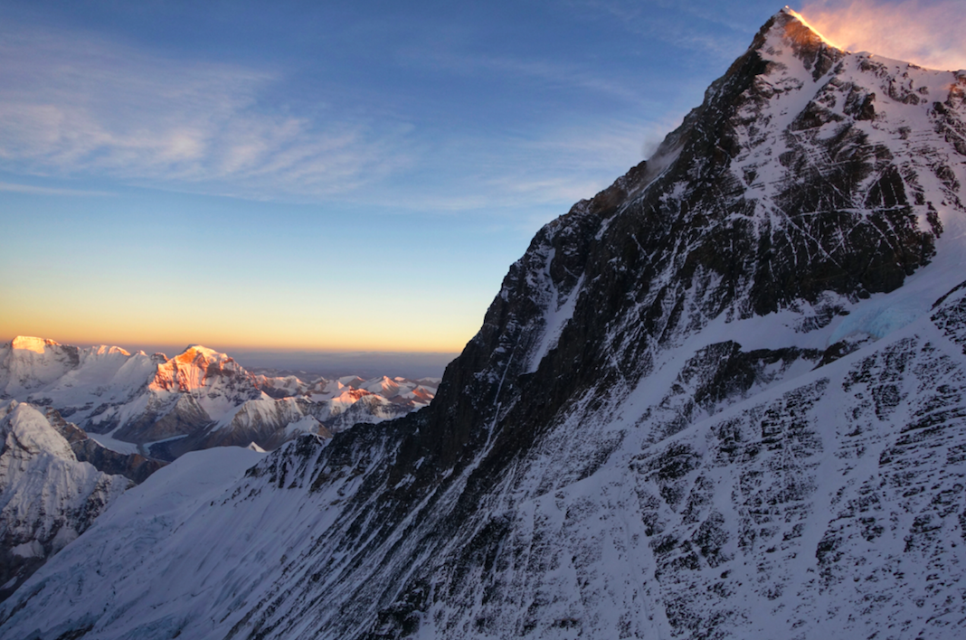 Everest & Lhotse climbing
