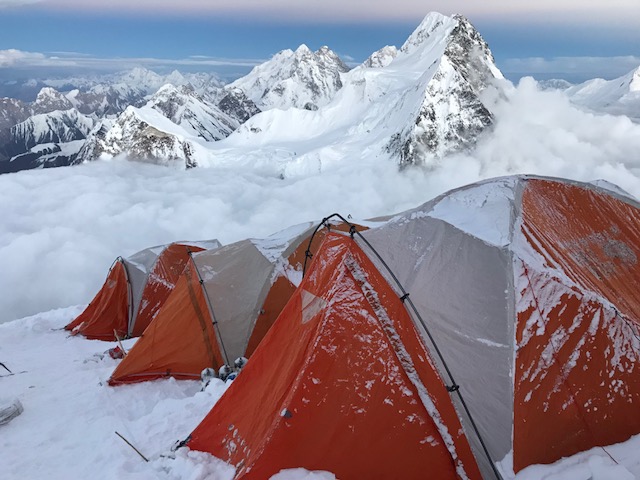 K2 Camp 3 as seen this evening