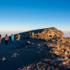 Approaching the summit of Kilimanjaro