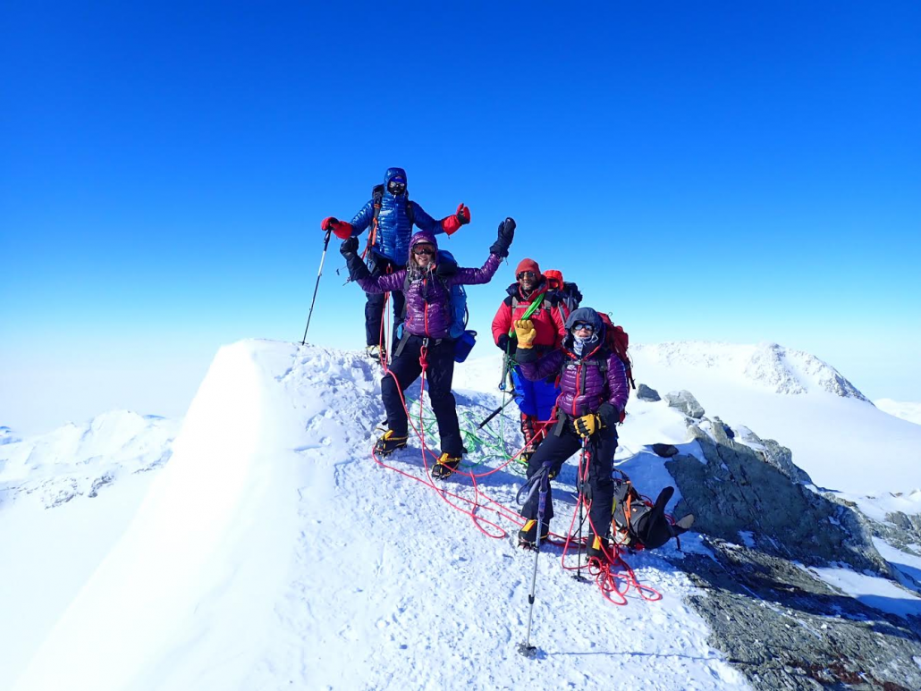 Mount Vinson team summit!