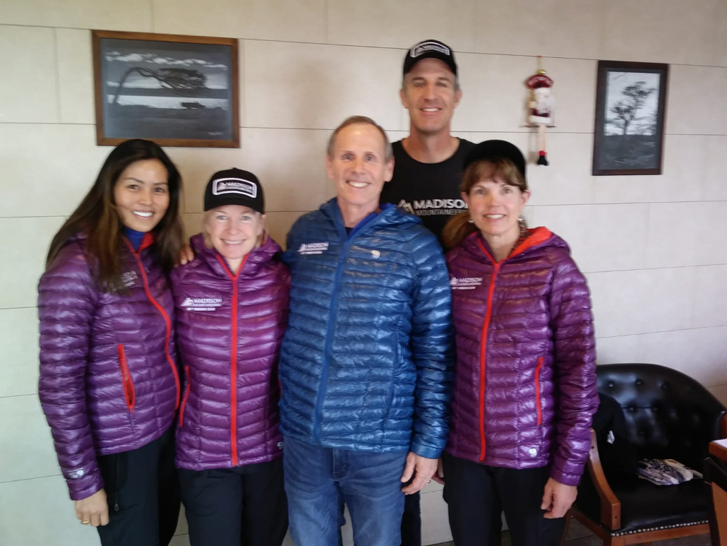 2019 Vinson team two in Punta Arenas