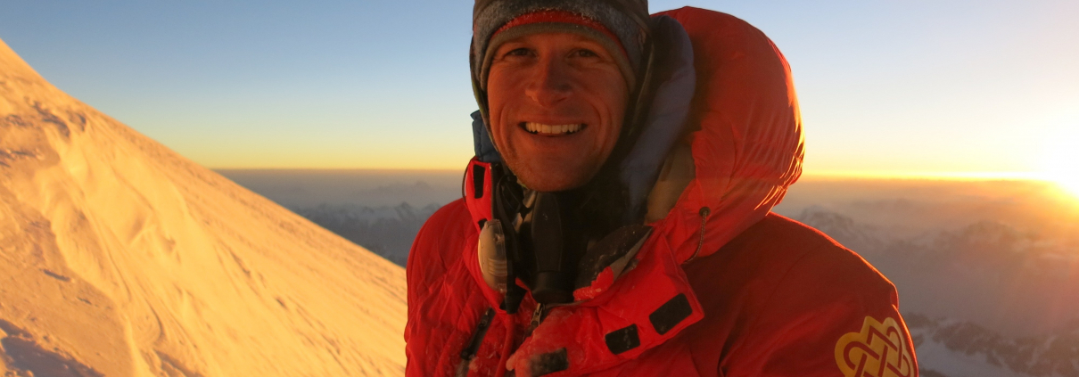 Garrett on Everest
