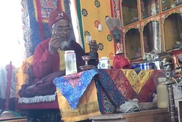 Blessing from Pangboche