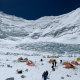 Camp 2 on Everest - our advanced base camp