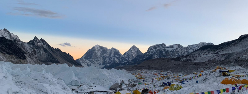 Sunset on Everest Base Camp