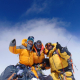 Photo of Advance rope fixing team of Sherap on the Everest summit May 14, 2019