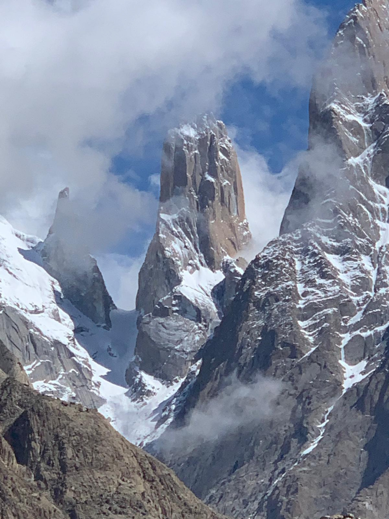 Nameless Tower (Trango group) as seen from the trail to K2 base camp