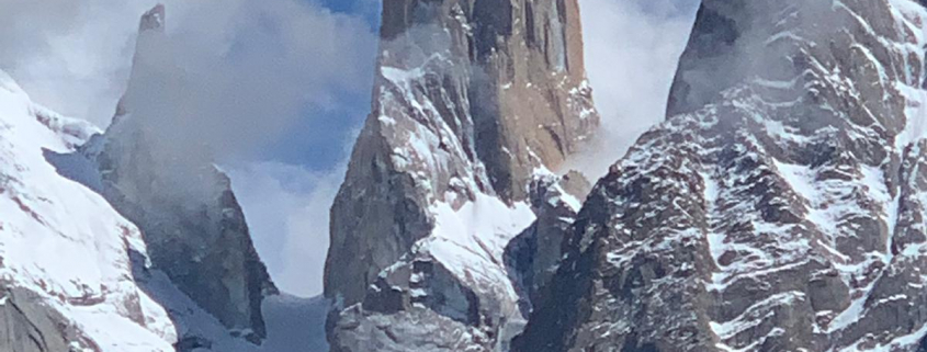 Nameless Tower (Trango group) as seen from the trail to K2 base camp