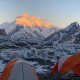 The evening view of Chogolisa from K2 base camp