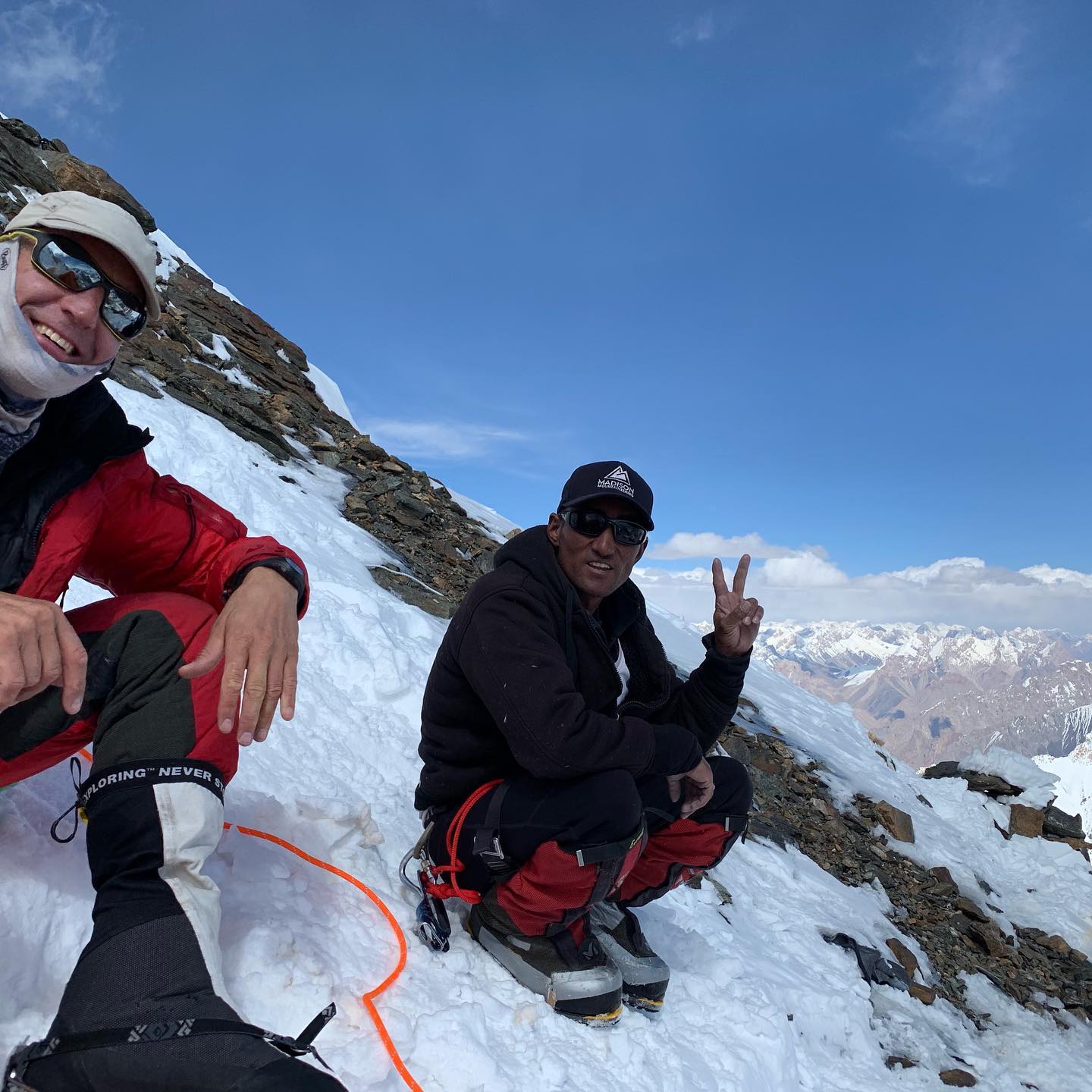 Hanging out at K2 Camp 3 on the Cesen