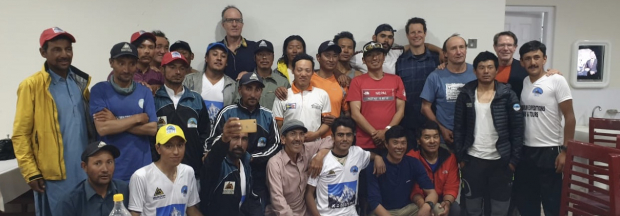 K2 expedition team returns to Skardu