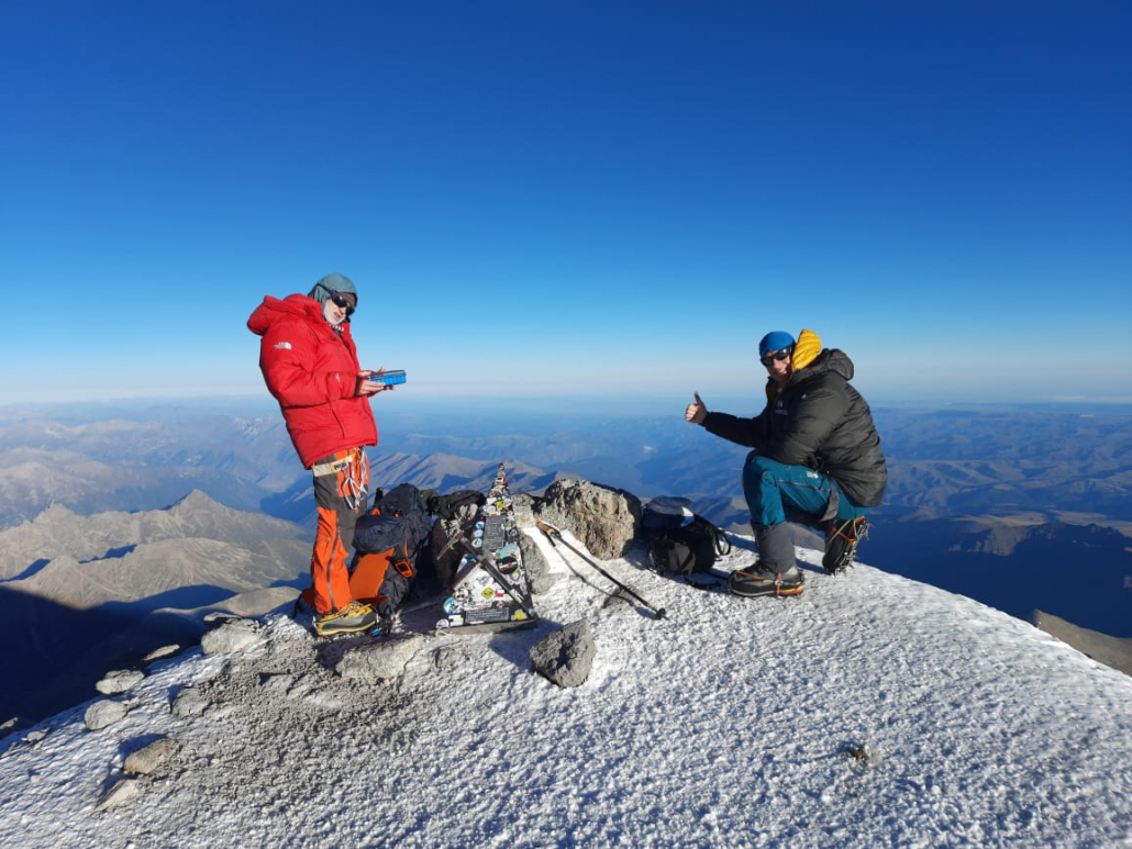 Perfect summit day on Mount Elbrus!
