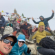 Team on acclimatization hike above Pheriche