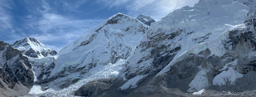 Everest pokes its head out