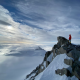 Garrett posing on Mount Vinson