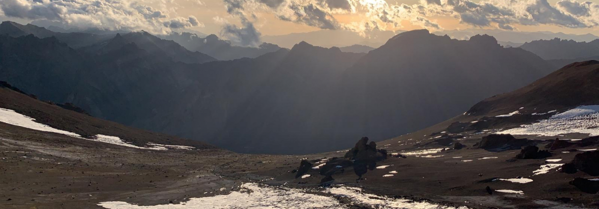 The view from Camp 2 on Aconcagua