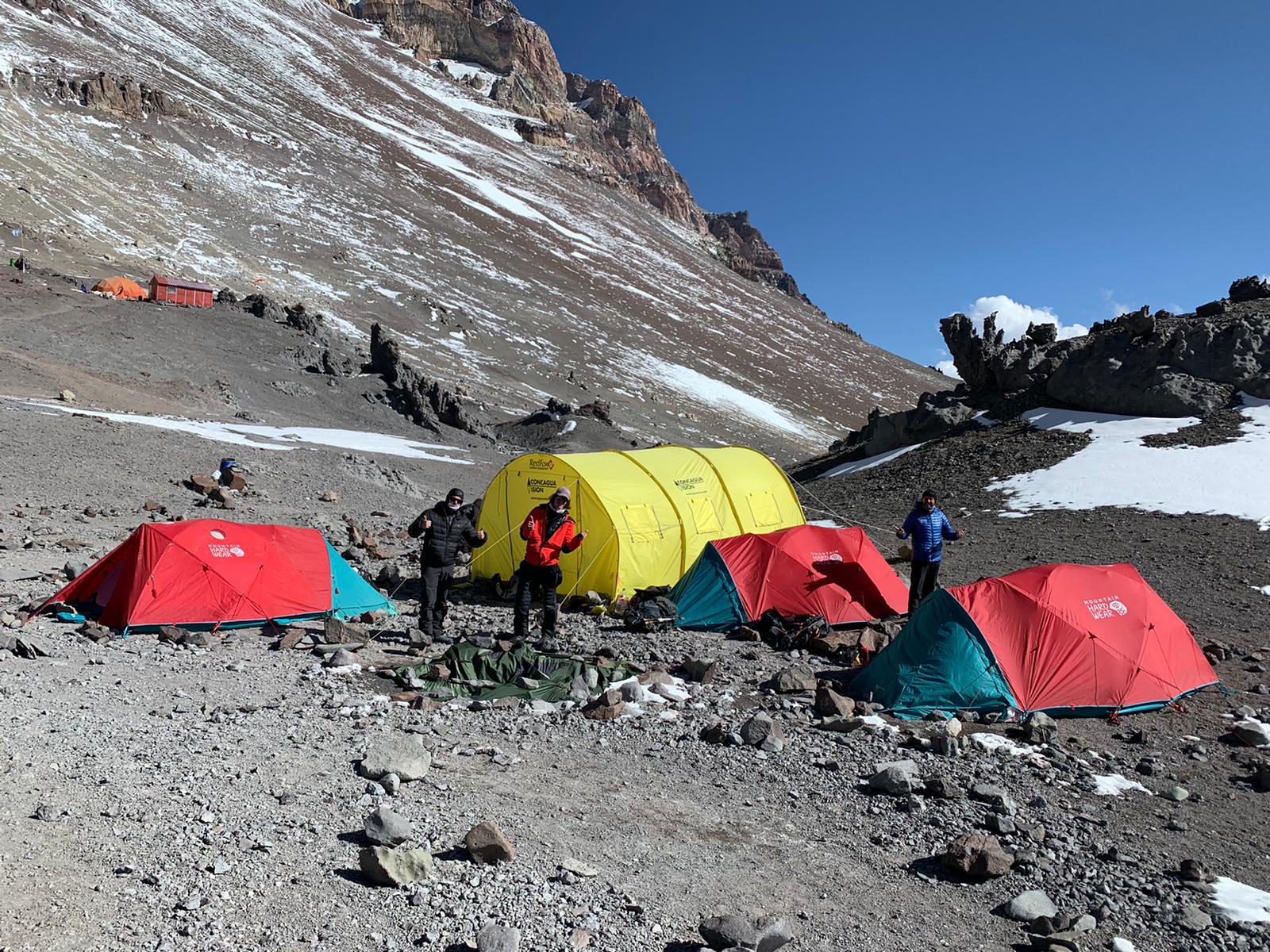 Nido de Cóndores - Camp 2 (5585m/18,325ft.) - Madison Mountaineering