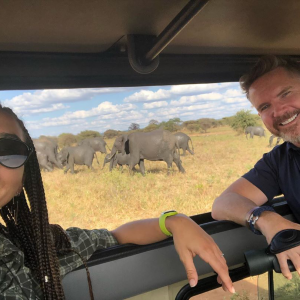 Enjoying the African Jeep Safari