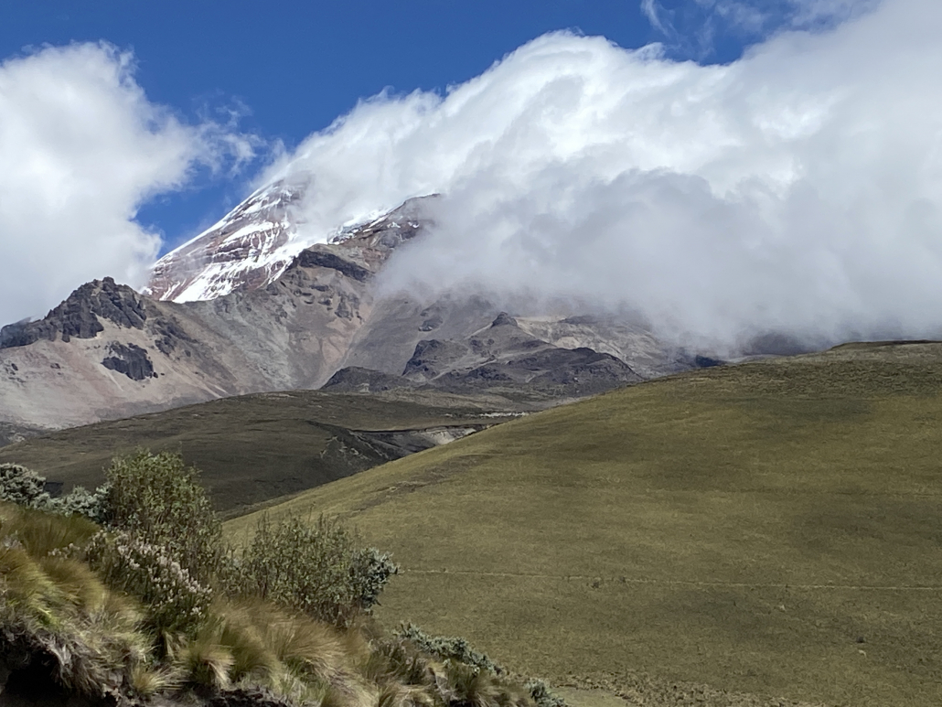A Cloud shrouded Chimborazo