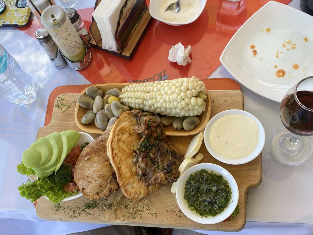 Good eating in Ecuador