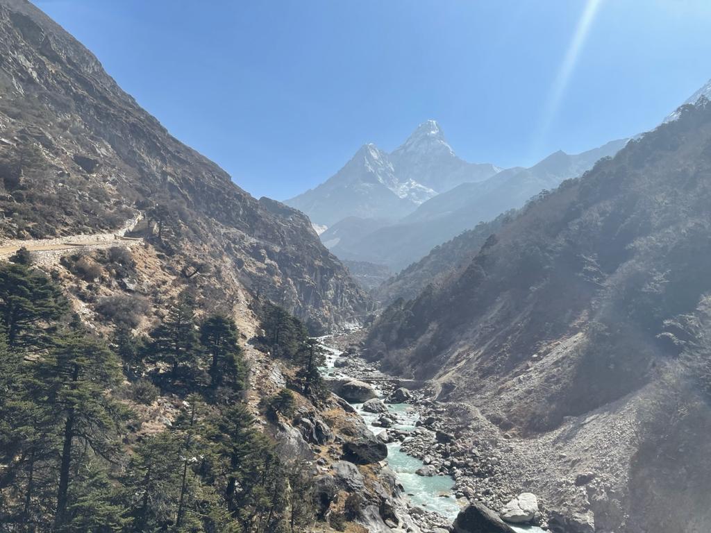 View of Ama Dablam today