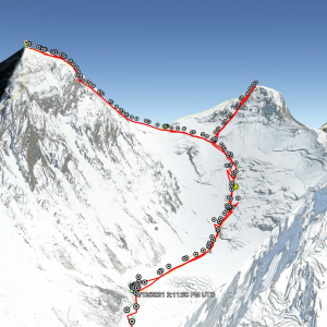 First 2021 MM Everest Lhotse Combos - tracking map