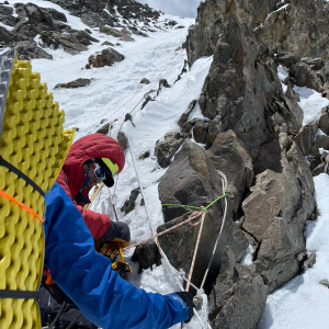 Climbing up K2 Abruzzi ridge!