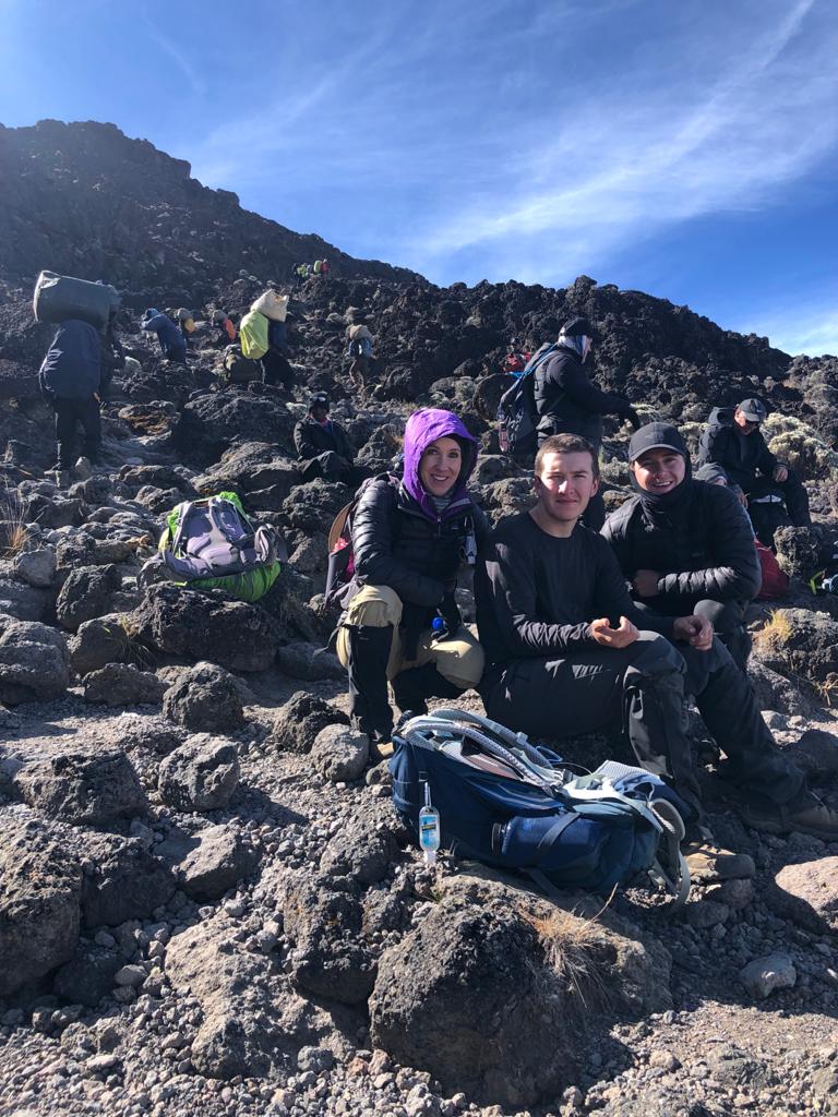 High camp on Kilimanjaro
