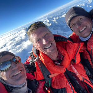 Conan, Rob, and Garrett on the summit of K2!