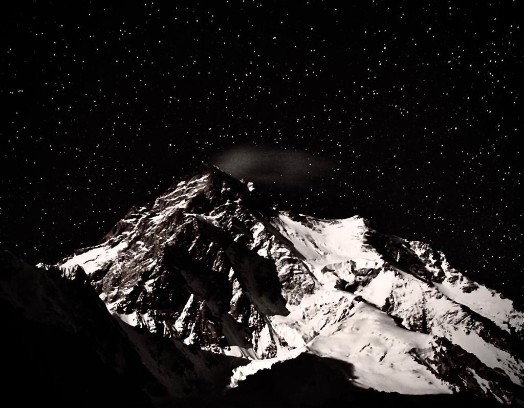 Starry skies above K2