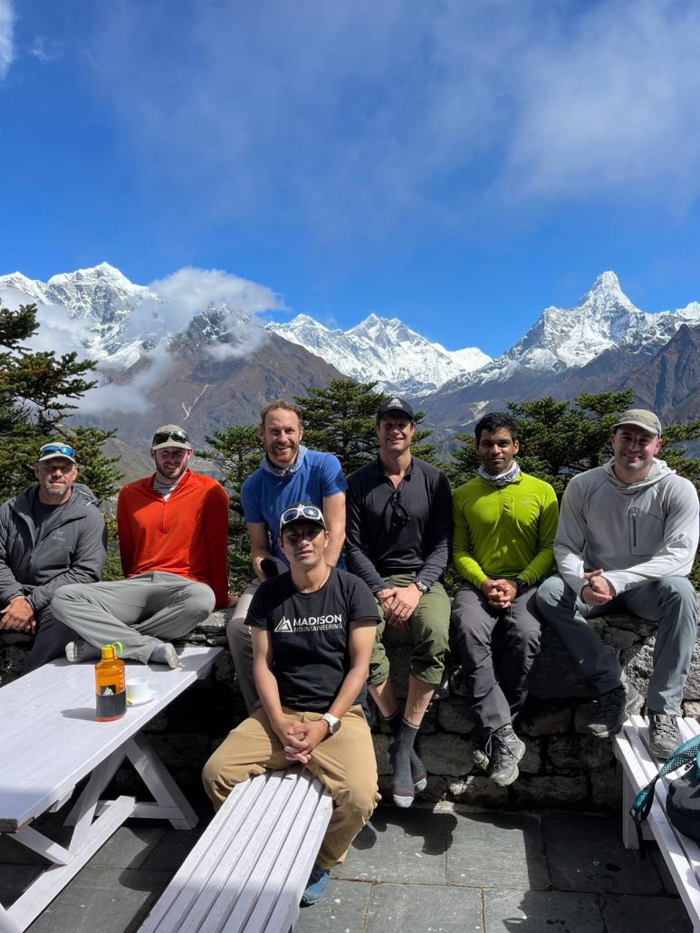 Ama Dablam team at the Everest View Hotel