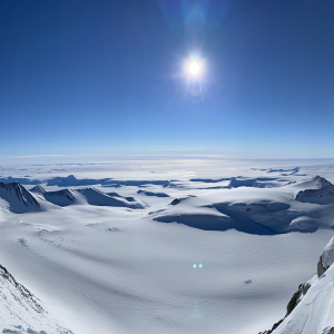 The view from Vinson High Camp