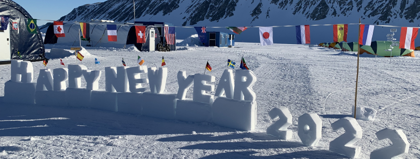 Happy New Year 2022 from Antarctica!