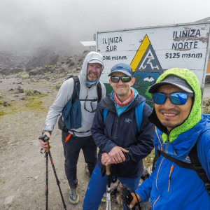 Reached the high hut at Illiniza Sur