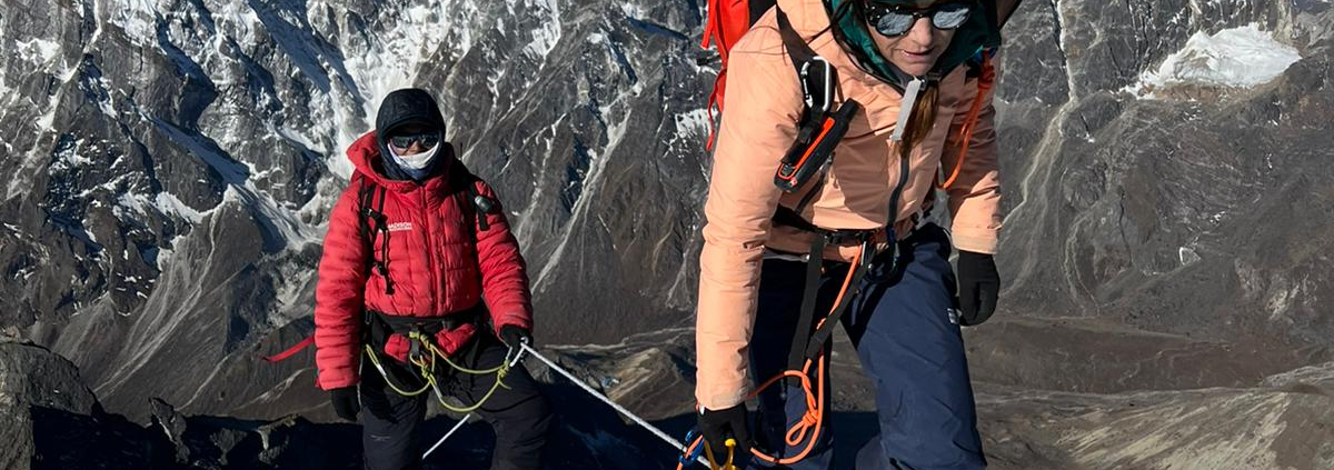 Topping out on Lobuche East