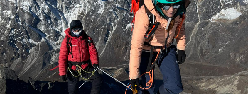 Topping out on Lobuche East