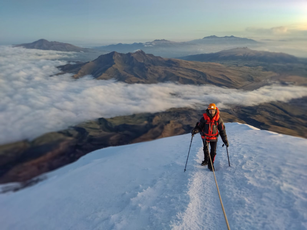 Amazing views from high on Cotopaxi