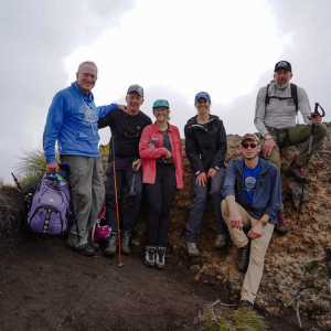 The team during their acclimatization hike of Pasochoa Volcano!