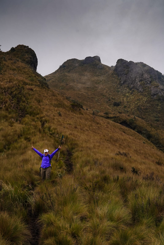 Hands up if it's been a good first hike in Ecuador!