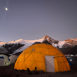 Clear skies over base camp!