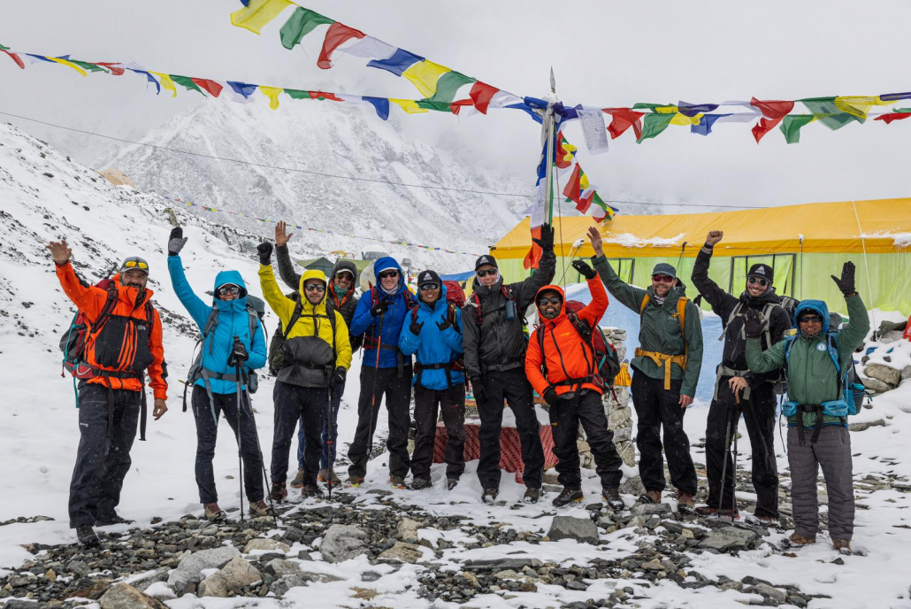The "second wave" about to depart for Lobuche! (Photo: Terray Sylvester)