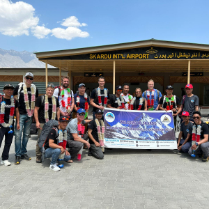 The Madison Mountaineering K2 expedition team after arriving in Skardu!