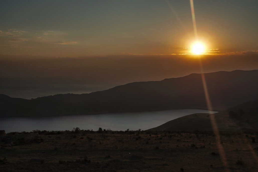 Sunset over Lake Titicaca (Photo: Estalin Suárez)