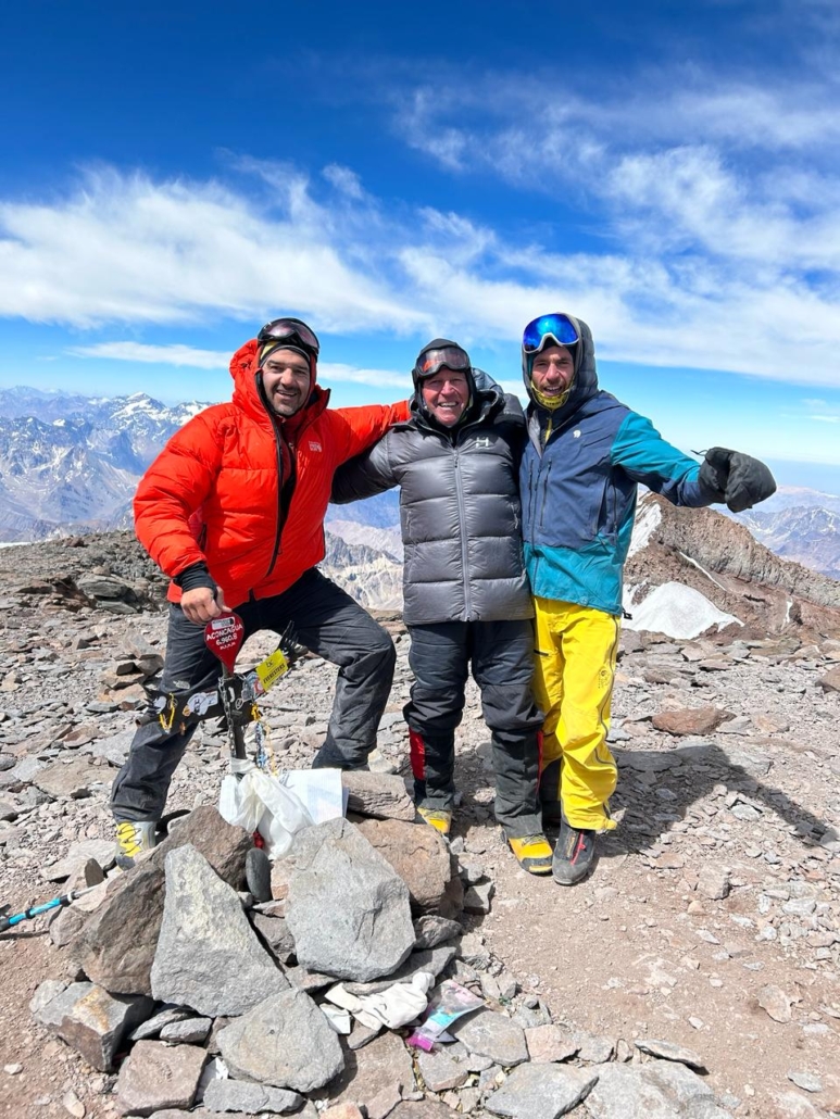 Madison Mountaineering guide team on the summit!