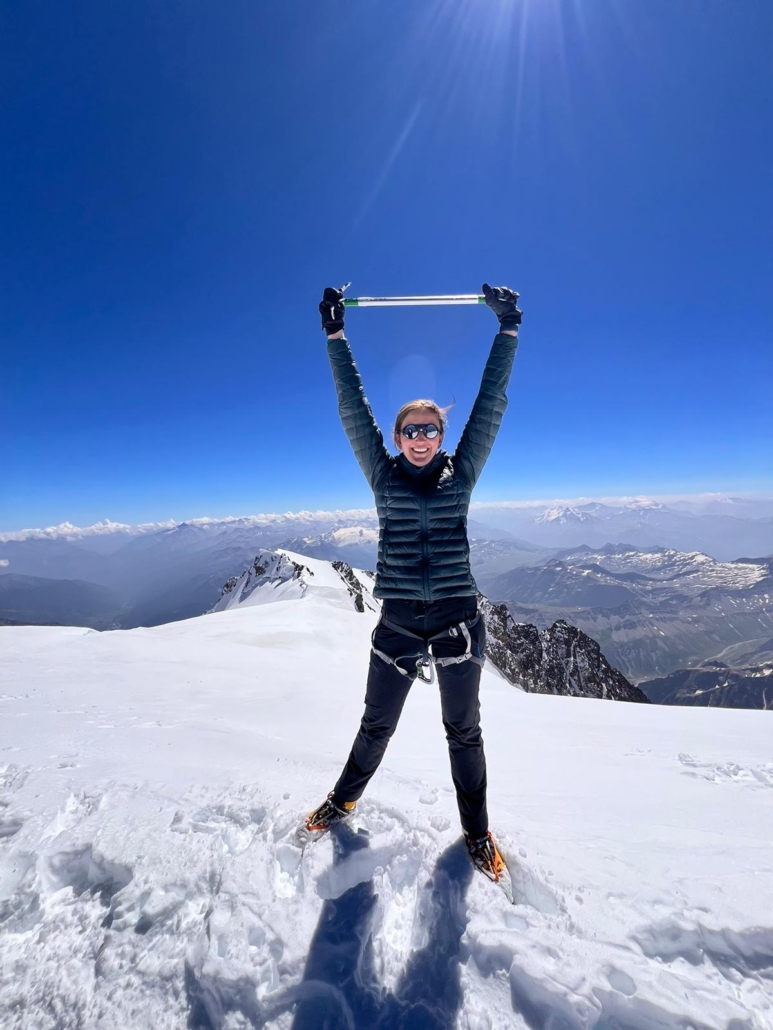 Summit photo on the top of Mont Blanc!