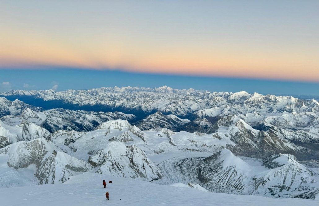 Evening light high in the alpine.