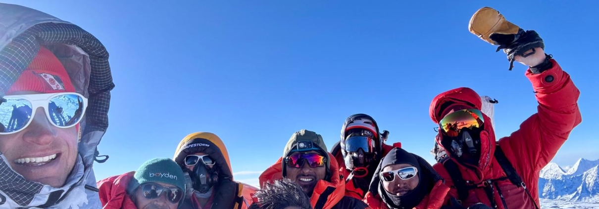 Summit photo on the top of Cho Oyu!