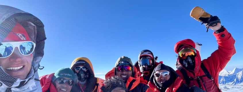 Summit photo on the top of Cho Oyu!